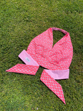 Load image into Gallery viewer, Reversible Halter | Hot pink flower &amp; gingham (M/L)
