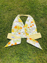 Load image into Gallery viewer, Reversible Halter | Bright yellow flower &amp; gingham
