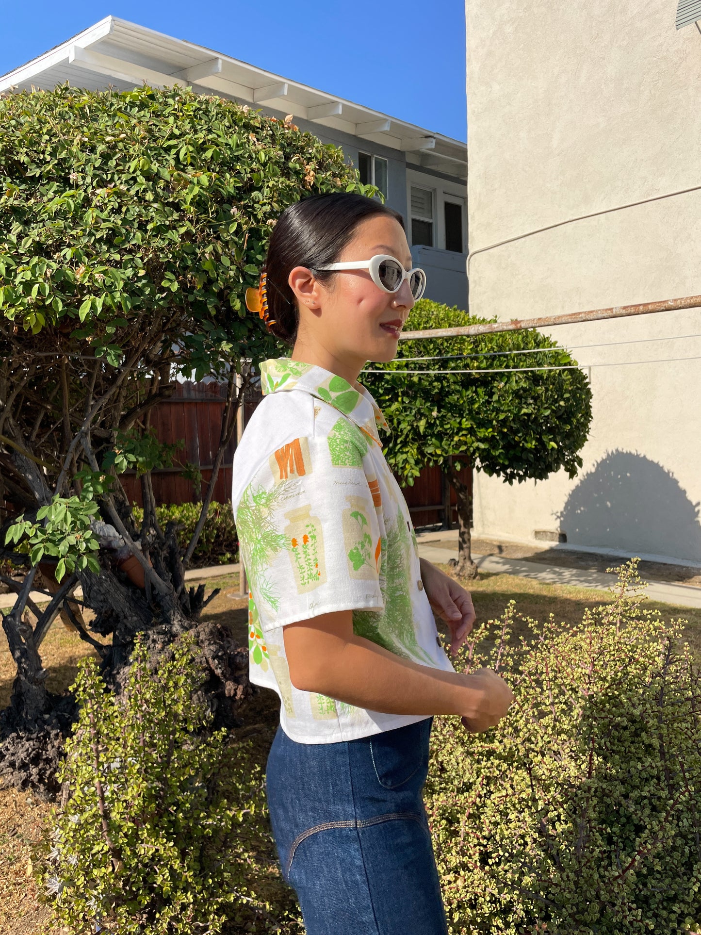 Tablecloth button up | Herbs and Spices