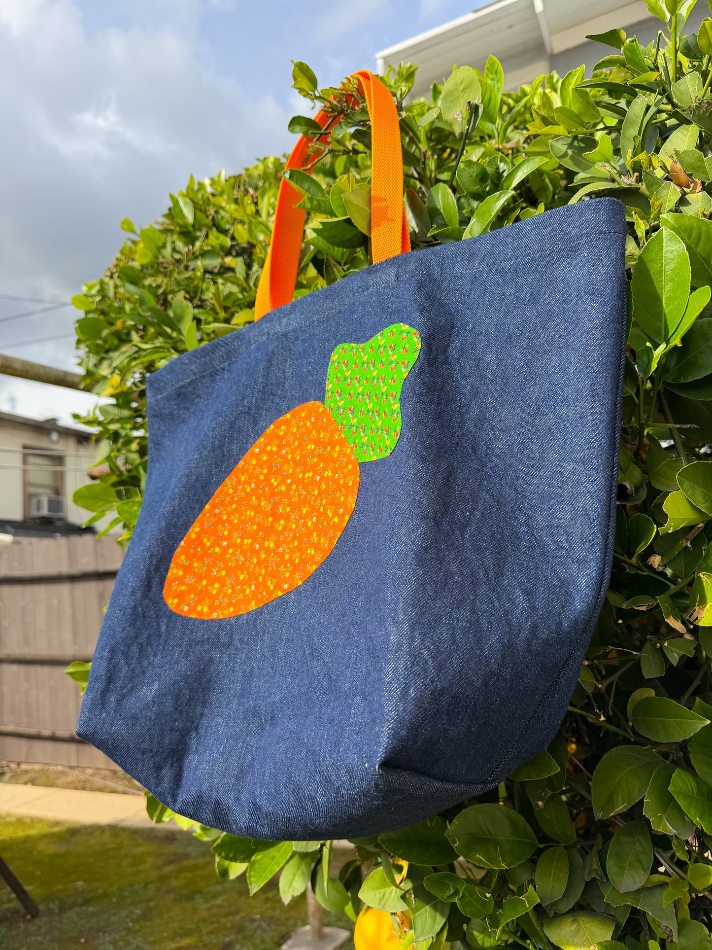 Market Tote Bag | Carrot