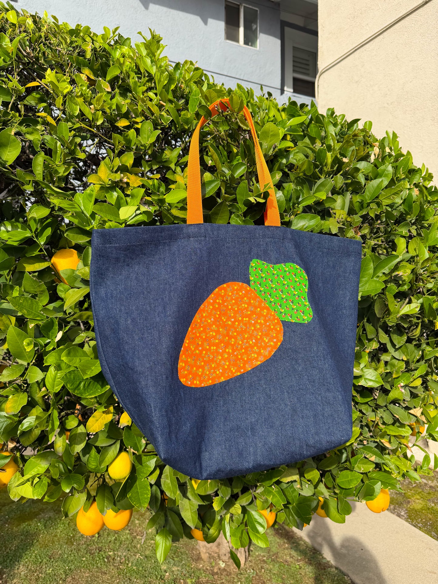 Market Tote Bag | Carrot
