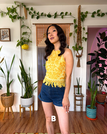 Lila Lace Up Halter Top Digital Sewing Pattern