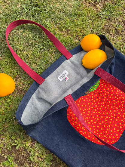 Market Tote Bag | Apple