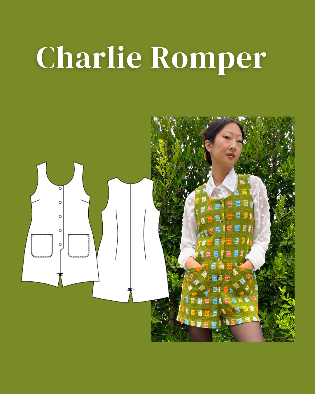Charlie Patterns Charlie Romper Digital Sewing Pattern – Joanne Sunny K
