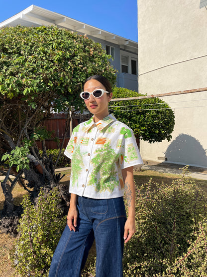 Tablecloth button up | Herbs and Spices
