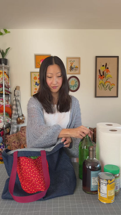 Market Tote Bag | Apple